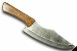 Knife with Miriam Stone Inlays - Handcrafted In Utah #370834-1